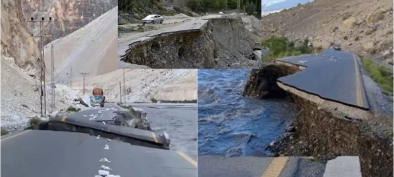 Karakoram Highway Cut Off as Glacier Melt Sparks Hunza Floods (Video)