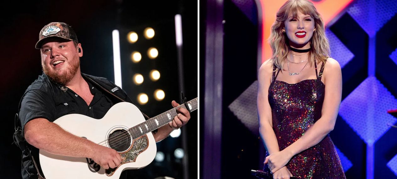 Luke Combs Expresses Interest to Collaborate with 'Really Great' Taylor Swift