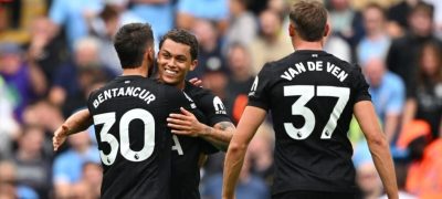 Tottneham win vs Man city