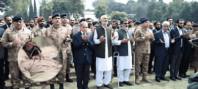 Funeral Prayers Held for Major Adnan Aslam in Rawalpindi