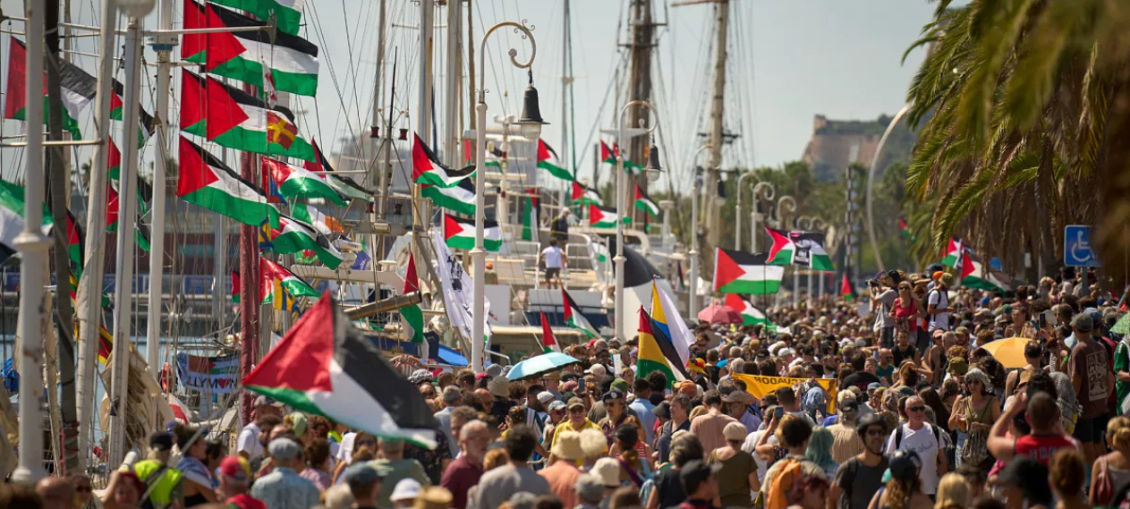 Global Sumud Flotilla Leaves Spain to Break Israeli Blockade of Gaza