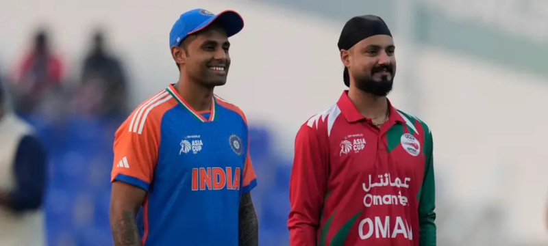 India win toss, elect to bat first against Oman in Asia Cup 2025