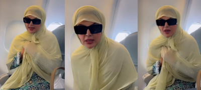 Indian Actress Rakhi Sawant Performs Umrah for the Second Time