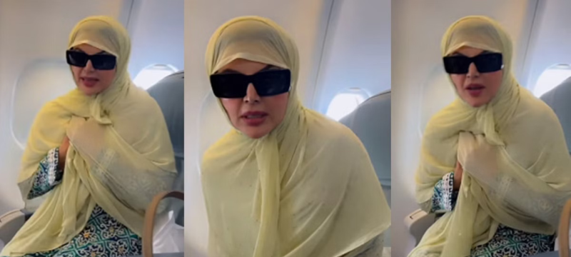 Indian Actress Rakhi Sawant Performs Umrah for the Second Time