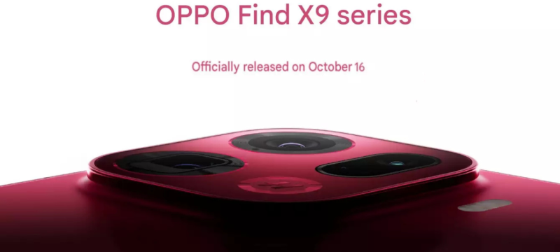 Oppo Find X9 Series Launching on Oct 16 with Dimensity 9500