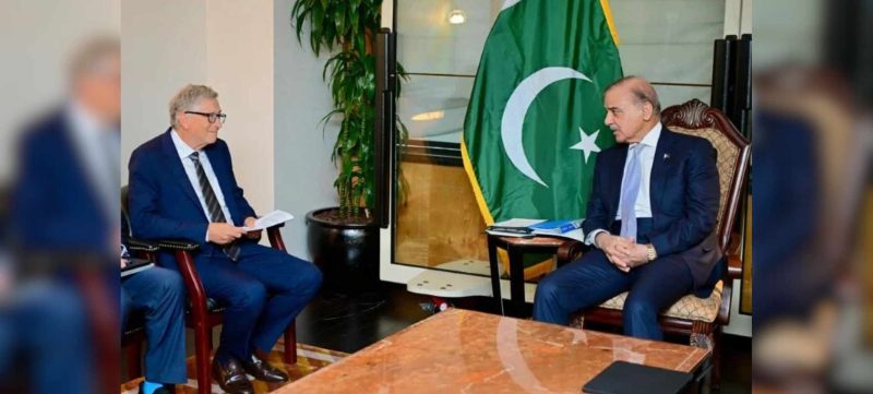 PM Shehbaz Meets Bill Gates to Discuss Polio, Nutrition, and Flood Relief