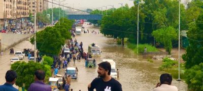 Shahrah-e-Faisal Flooding Hits Karachi Roads Hard