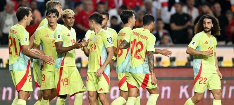 Spain beat turkey