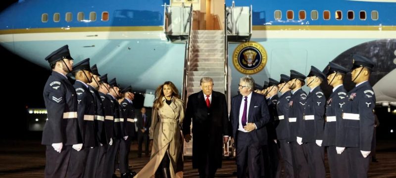 Trump’s UK State Visit Begins with Protests at Windsor Castle