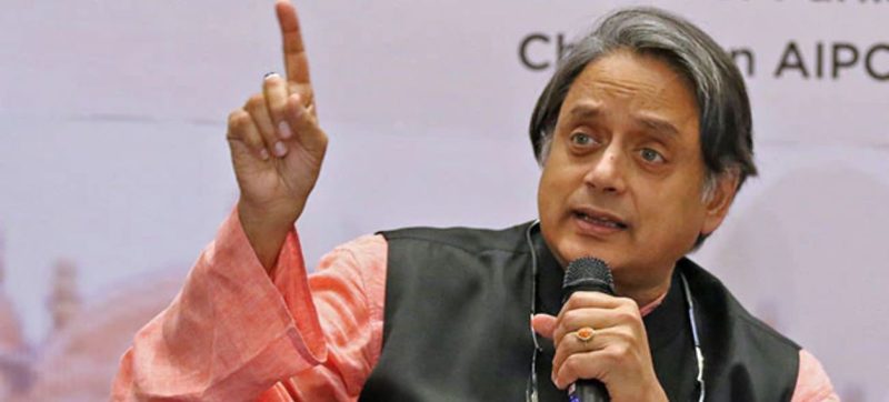 Tharoor Says Indian Team Should Shake Hands with Pakistan