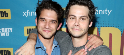Dylan O'Brien, Tyler Posey Share Emotional Reunion at ‘Twinless’ Premiere