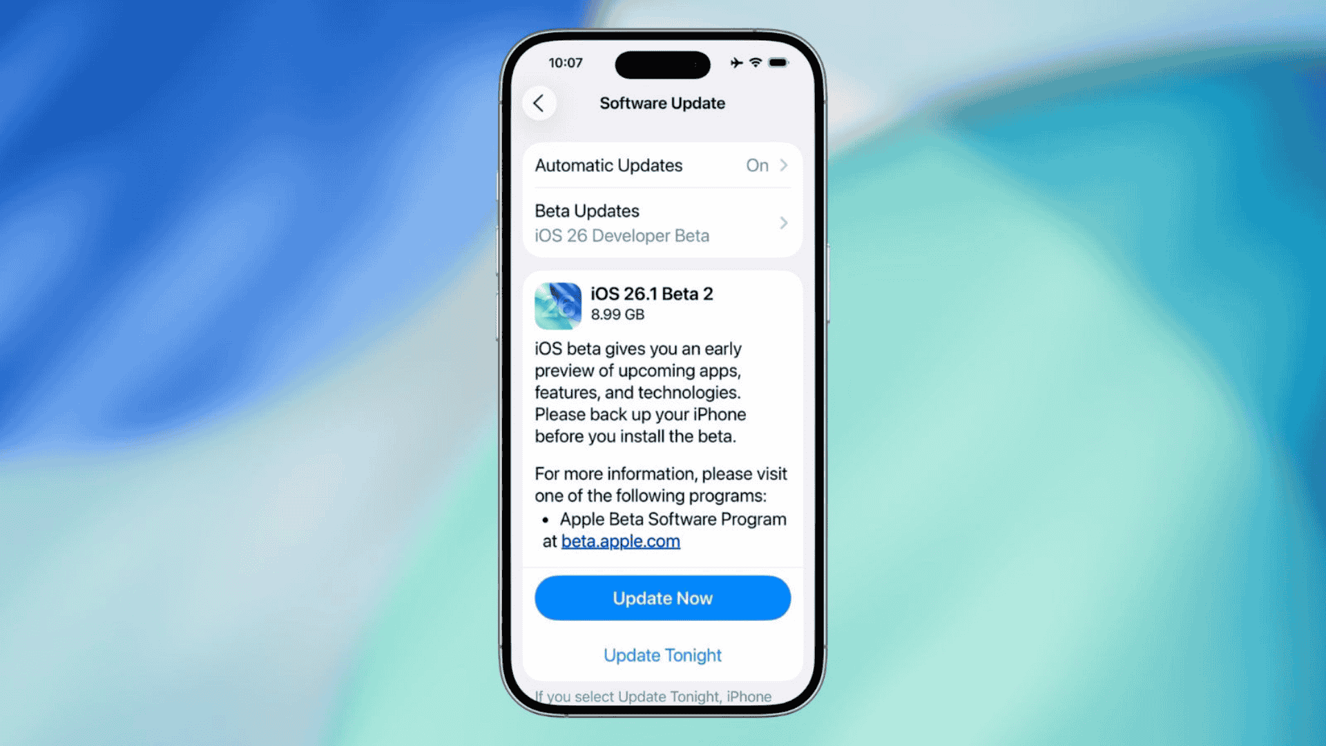 Apple IOS 26.1 Beta 2 Brings Minor Updates And UI Tweaks