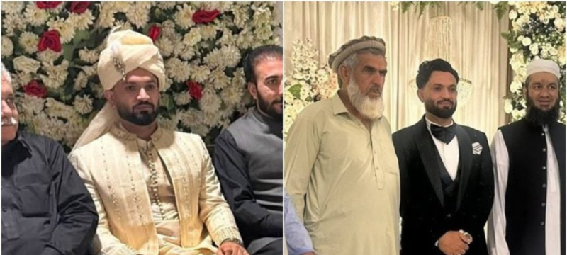 Cricketer Kamran Ghulam ties the knot in Peshawar; See wedding pictures