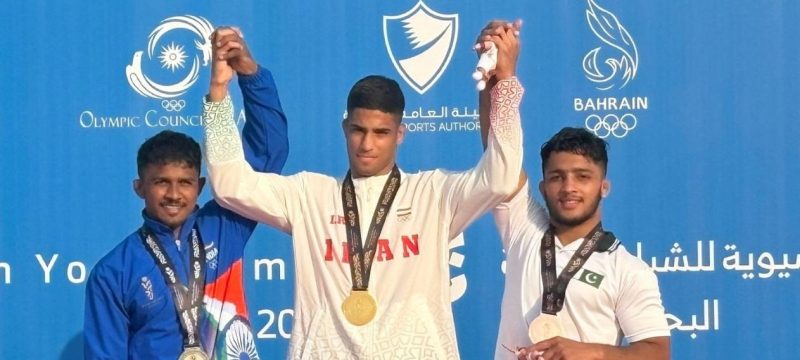 Hassan Ali Wins Bronze in Beach Wrestling at Asian Youth Games