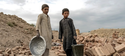 Man Throws Child Labor in Brick Kiln For Asking For Food