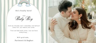 Parineeti Chopra and Raghav Chadha Welcome Their First Baby Boy