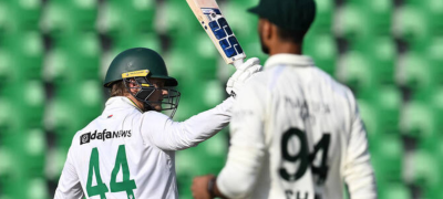 South Africa 112-2 After Noman’s Double Strike in Pakistan Test