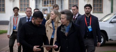 Princess Anne Visits Ukraine, Honors Children of War