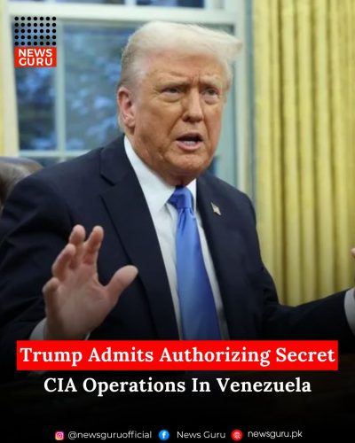 Trump Admits Authorizing Secret CIA Operations in Venezuela
