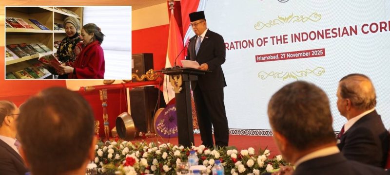 Ambassador of Indonesia Officially Inaugurates Indonesian Corner at National Library of Pakistan