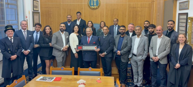 British Pakistani Entrepreneur Tariq Sheikh Honoured by City of London