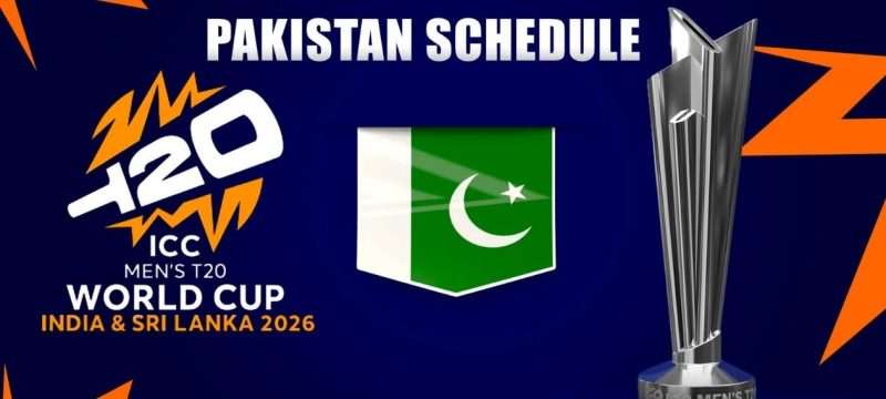 Pakistan’s Full ICC T20 World Cup 2026 Schedule Announced