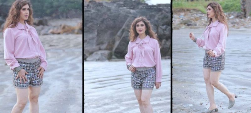 62-Year-Old Meenakshi Sheshadri Stuns Fans with Beach Photoshoot