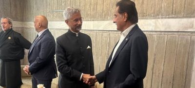 Ayaz Sadiq Meets Indian FM Jaishankar in Dhaka