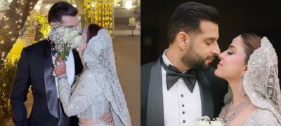 Hina Niazi’s Wedding Kiss Video with Husband Sparks Social Media Debate