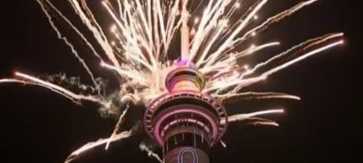 New Year 2026 Begins in New Zealand with Fireworks