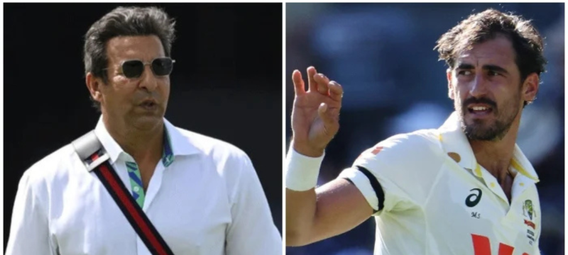 Pakistan's Wasim Akram Hails 'incredible' Starc after Ashes Heroics