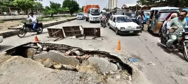 Tragic Incident in Karachi: Boy Dies After Falling into Open Manhole, Netizens Outraged
