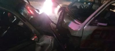 Two Dead After Drunk Driver Crashes Ambulance Into Car in Faisalabad