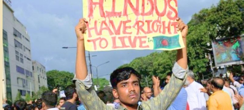 Hundreds Protest in New Delhi Following Killing of Hindu Man in Bangladesh