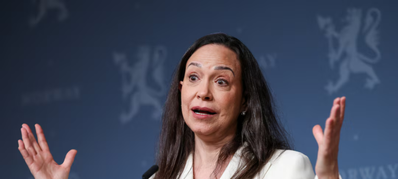 Venezuela's Nobel laureate Machado Says She Aims for Peaceful Transition After Maduro