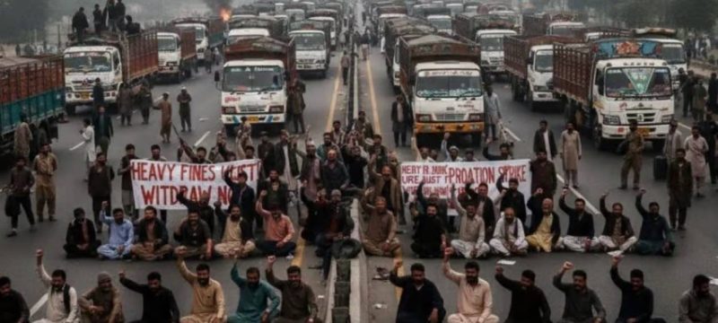 Wheel-Jam Strike Paralyzes Punjab as Transporters Reject Heavy Fines