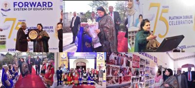 CHAIRPERSON BISP SENATOR RUBINA KHALID ATTENDS PLATINUM JUBILEE CEREMONY