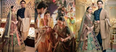 Did Junaid Safdar’s Bride Shanzeh Rohale Choose an Indian Designer for Her Wedding