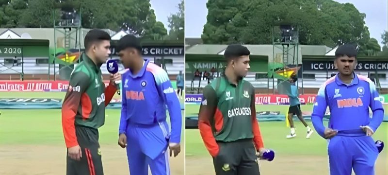 India vs Bangladesh U19 Captains Skip Toss Handshake