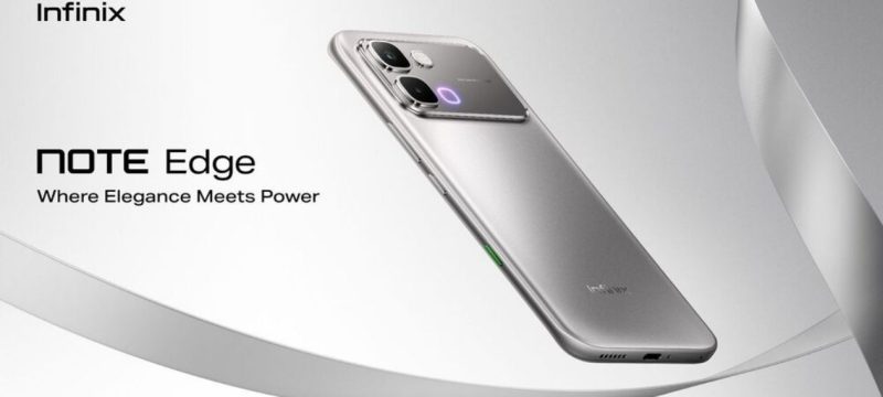 Infinix Note Edge: Slim, Stylish, and Powered by 6,500mAh Battery