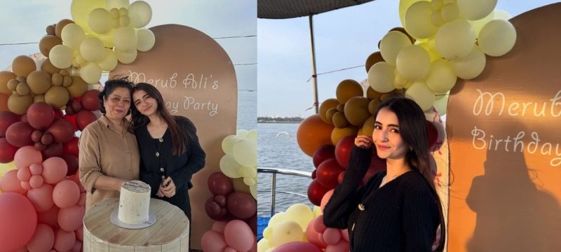 Meerub Ali Celebrates 24th Birthday with Family and Friends on Yacht