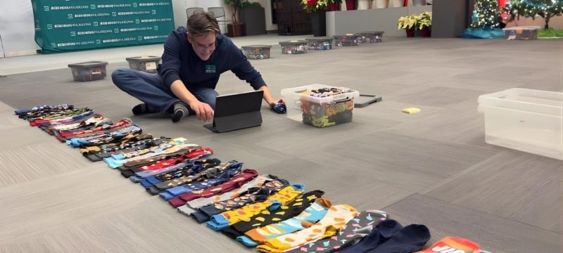 Retired US Anchor Breaks World Record with Colorful Sock Collection