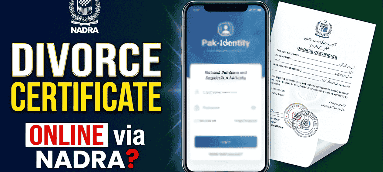 NADRA Enables Divorce Certificate Application Online