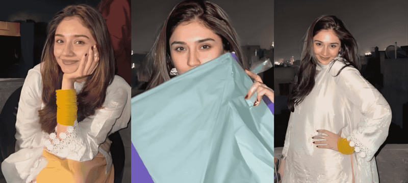 Durefishan Saleem Gets Emotional Amid Lahore’s Colorful Basant Festival