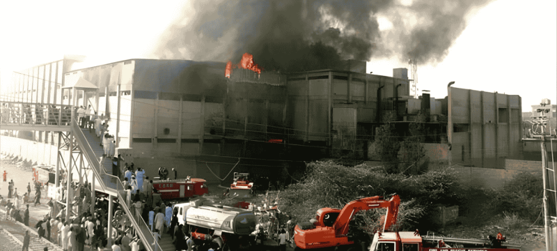 Chemical Factory in Karachi Catches Fire, Emergency Response Underway