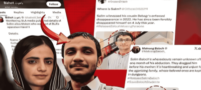 Salim Baloch’s Killing Highlights Ongoing ‘Missing Persons’ Issue in Balochistan