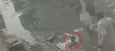 Another Child Falls Into Open Manhole in Lahore, Rescued by Bystanders