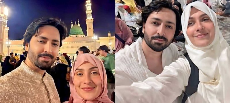 Danish Taimoor and Ayeza Khan Perform Umrah, Share Spiritual Journey