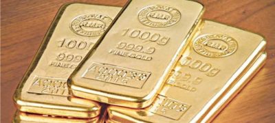 Gold Prices Slide in Pakistan as Per Tola Rate Drops by Rs21,400