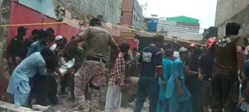 Karachi Gas Cylinder Blast Kills 13 in Soldier Bazaar Building Collapse